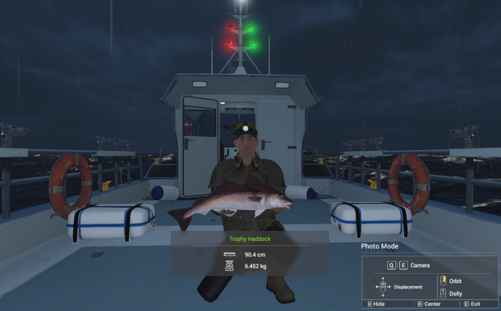 Trophy Haddock held on the Valkyrie boat deck in Fishing Planet at Skarland Fjord